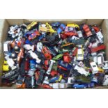 Uncollated diecast model vehicles, recovery, emergency services, sports cars and convertibles: to