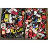 Uncollated diecast model vehicles: to include sports cars, emergency services and convertibles