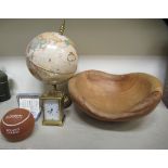 A mixed lot: to include a Thomas Blakemore 9" terrestrial globe