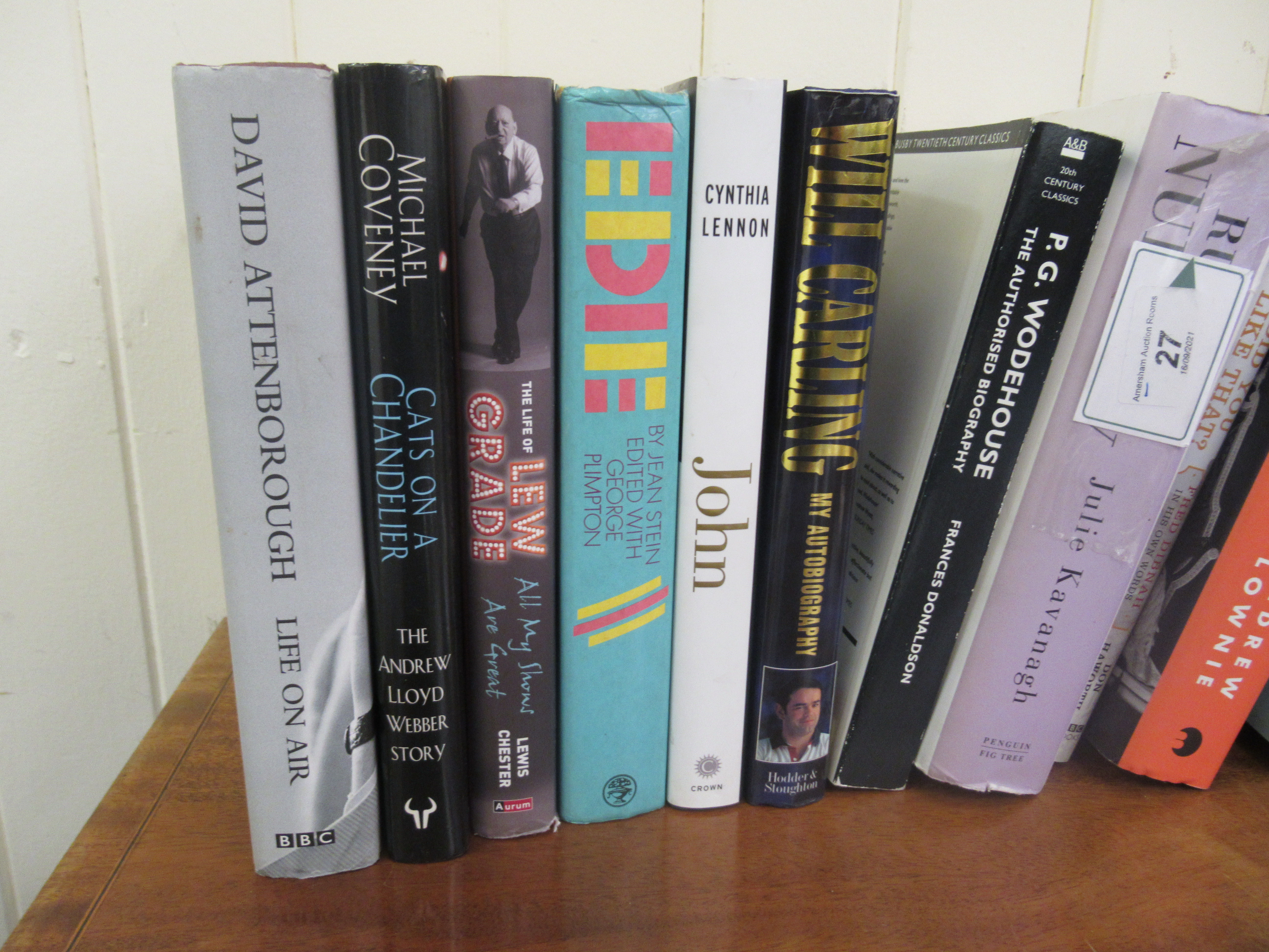 Books, biographies and autobiographies: to include 'Eddie' by Jean Stein; and 'John' by Cynthia - Image 2 of 2