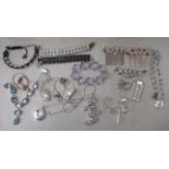 Modern costume jewellery: to include bracelets, pendants and hair ornaments