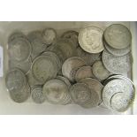 Uncollated pre-1947 British silver coins: to include a half crown