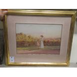 Philip Connard - 'High Summer'  watercolour  bears a signature  10" x 14.5"  framed