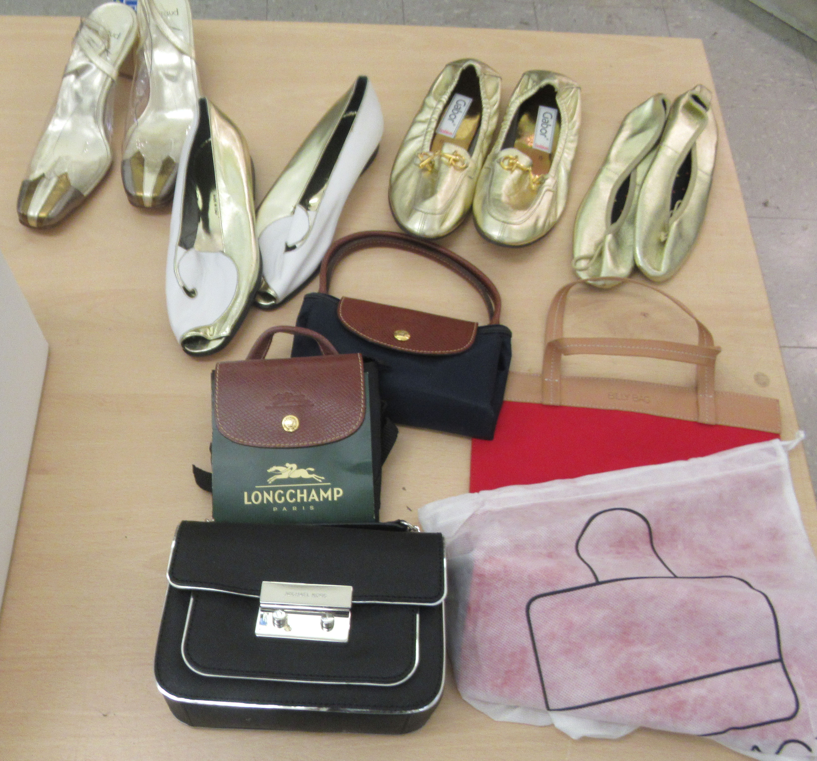 Ladies fashion accessories: to include a pair of Russell & Bromley shoes  size 38.5