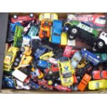 Uncollated diecast model vehicles, recovery, emergency services, sports cars and convertibles: to