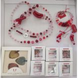Costume jewellery by Antica Murrina, Venezia: to include a necklace and earrings