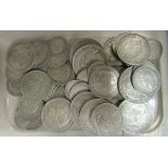Uncollated pre-1947 British silver coins: to include a half crown
