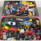 Uncollated diecast model vehicles, recovery, sports cars and convertibles: to include examples by