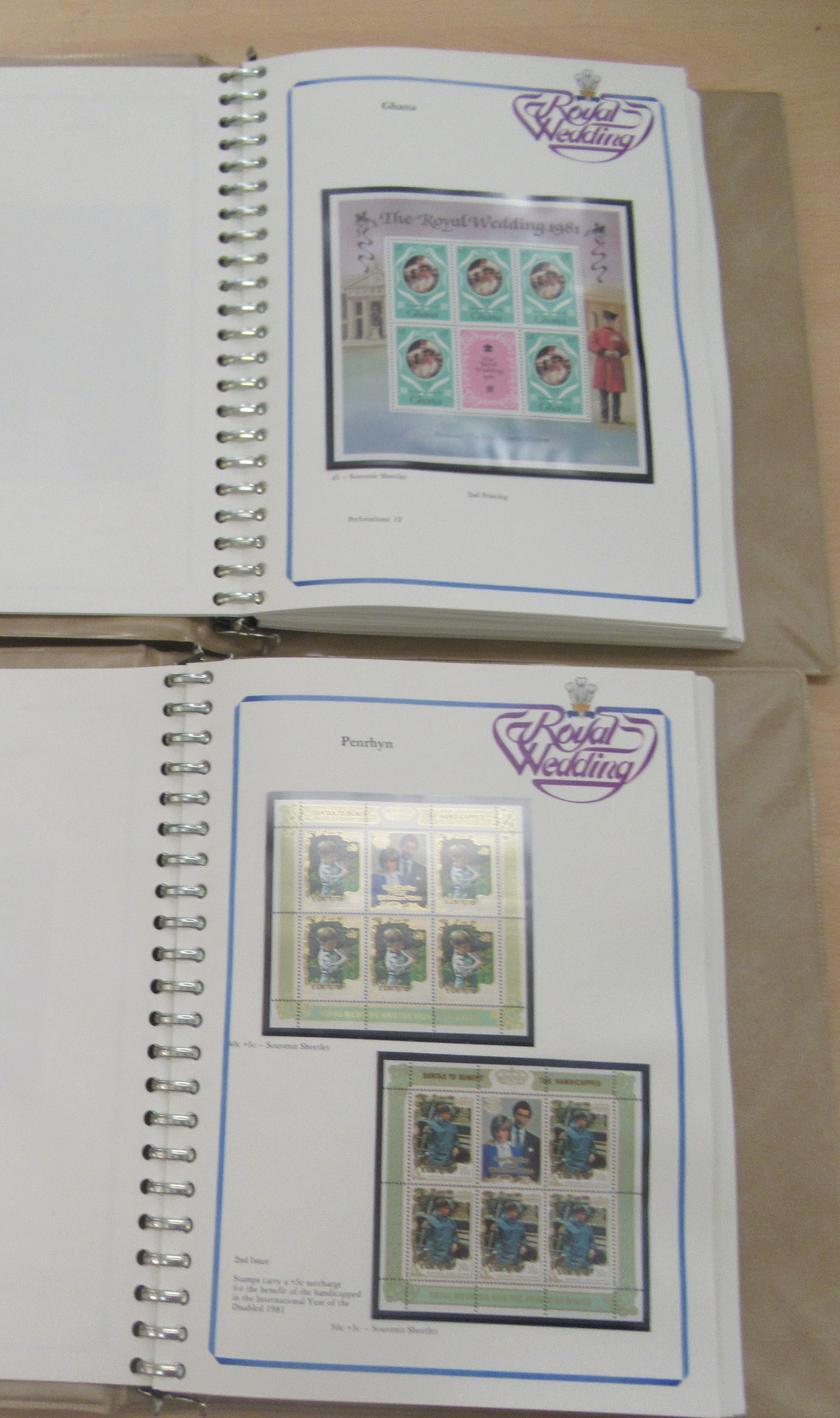 A 1981 Royal Wedding album of First Day covers; and two similar - Image 2 of 6