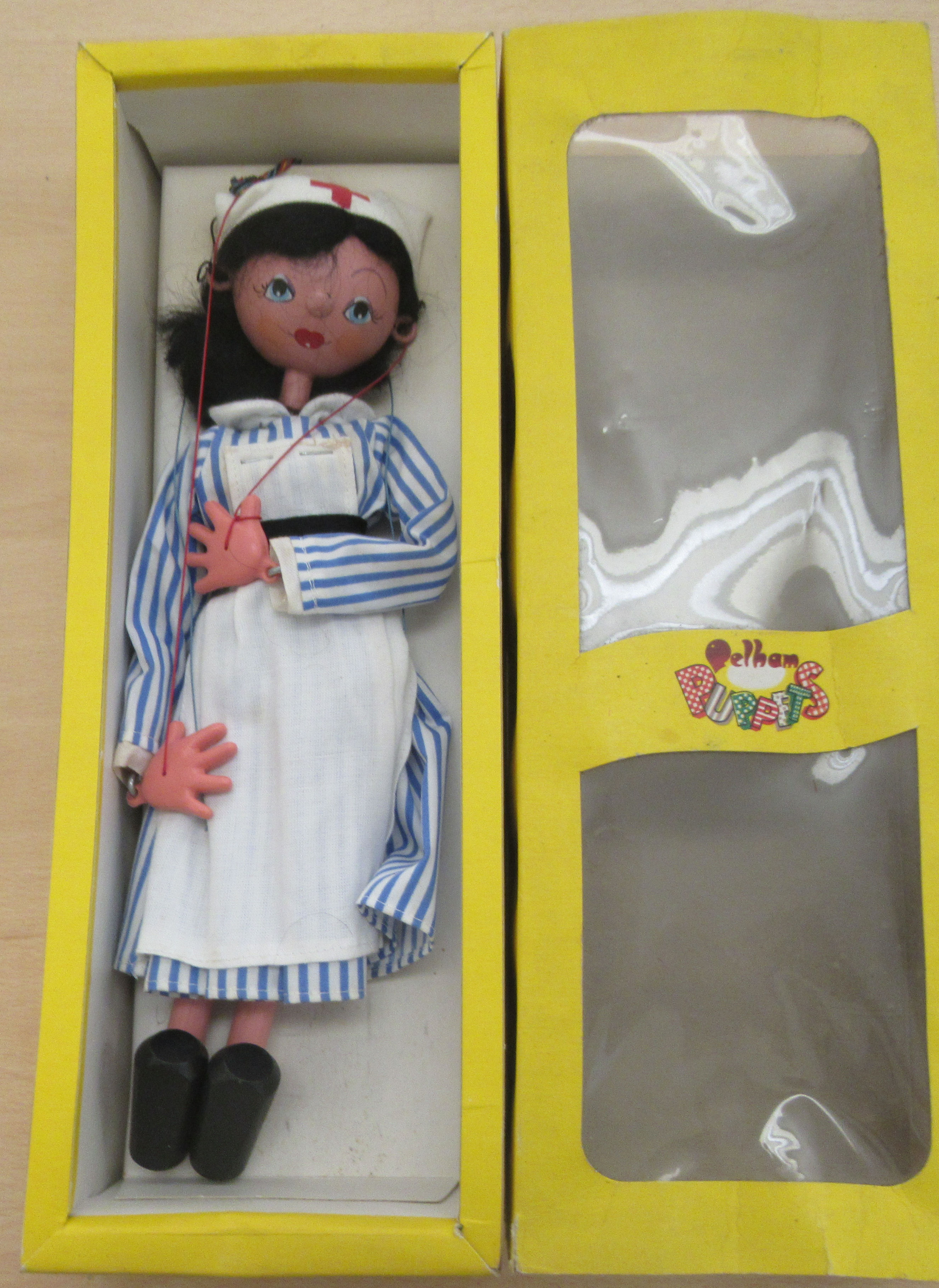 Four boxed Pelham puppets: to include a Policeman and a School Master; and another similar, a - Image 6 of 6