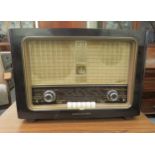 A vintage Phillips radio, no. A3 25867  16"h  22"w