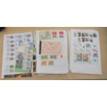 Uncollated postage stamps: to include British and other issues
