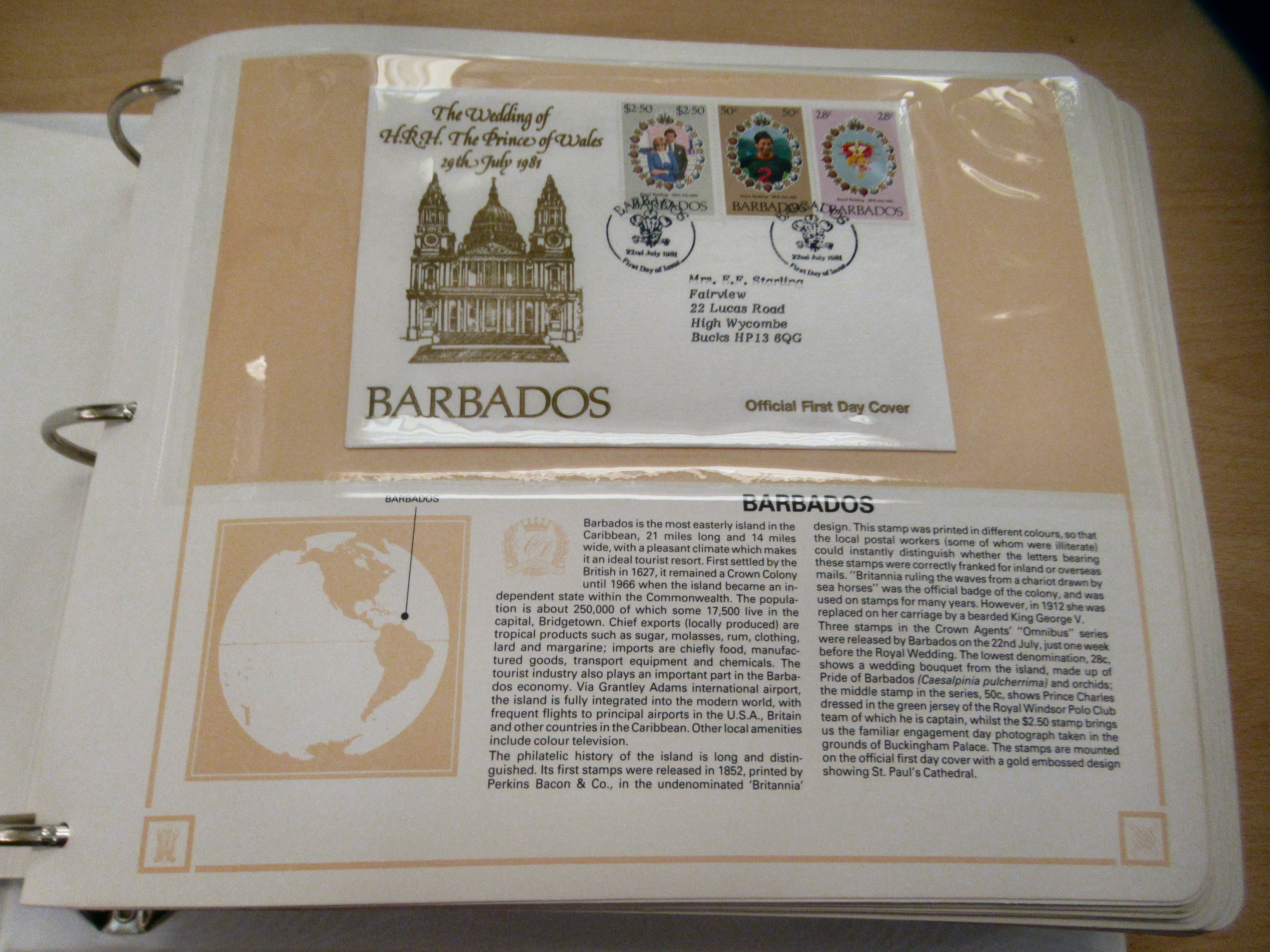 A 1981 Royal Wedding album of First Day covers; and two similar - Image 5 of 6