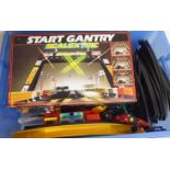 Scalextric cars and accessories: to include a start gantry  boxed