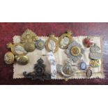 Military collectables: to include an ARP badge; and two Royal Corps of Signals tie pins