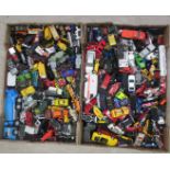 Uncollated diecast model vehicles, sports cars, emergency service and convertibles: to include