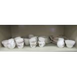 Ceramic tableware: to include Wedgwood bone china, yellow rose pattern teaware