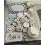 Ceramic tableware: to include Royal Worcester Evesham pattern