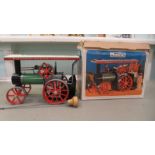 A Mamod live steam model tractor  boxed