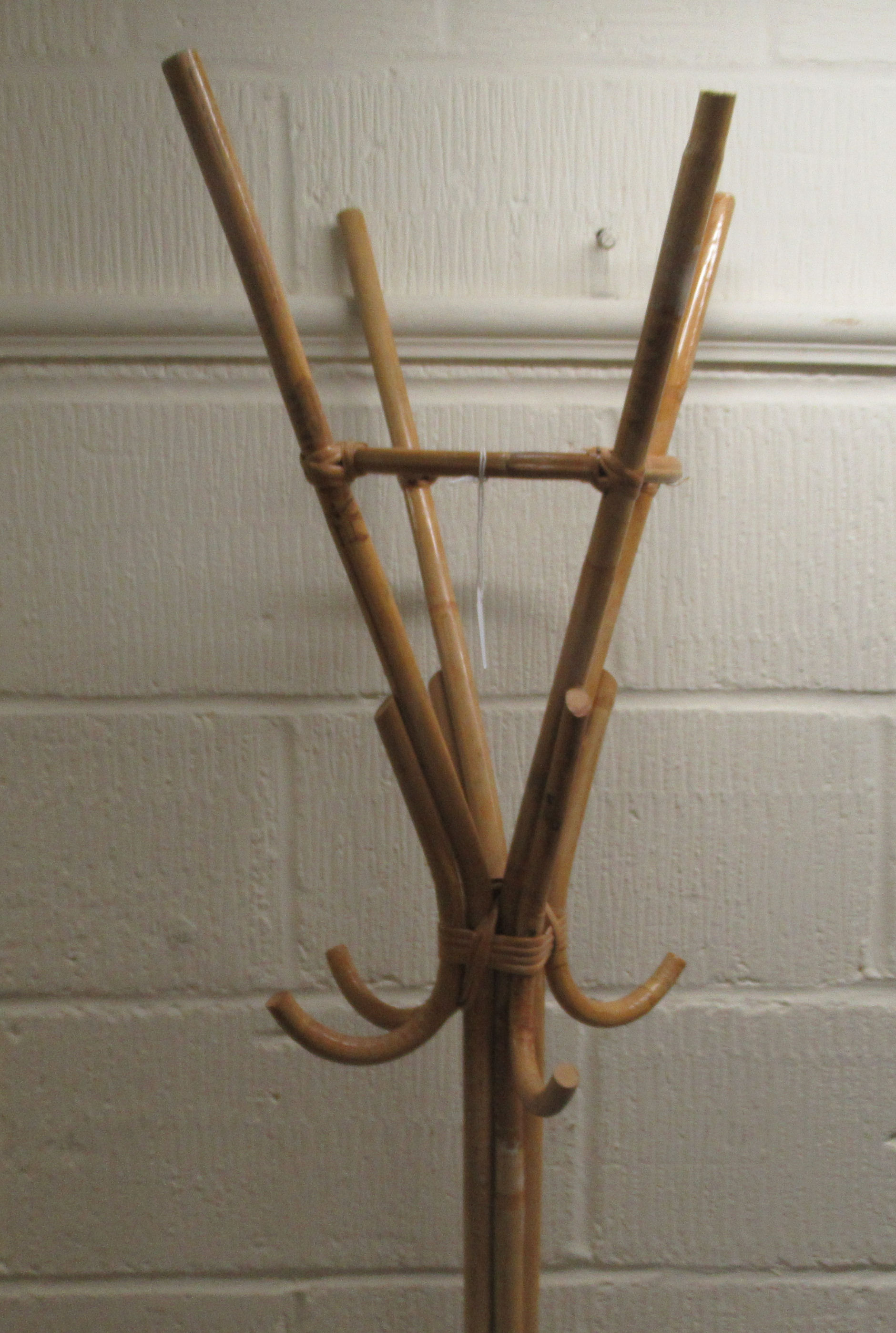 A modern bamboo effect stickstand  62"h - Image 2 of 3