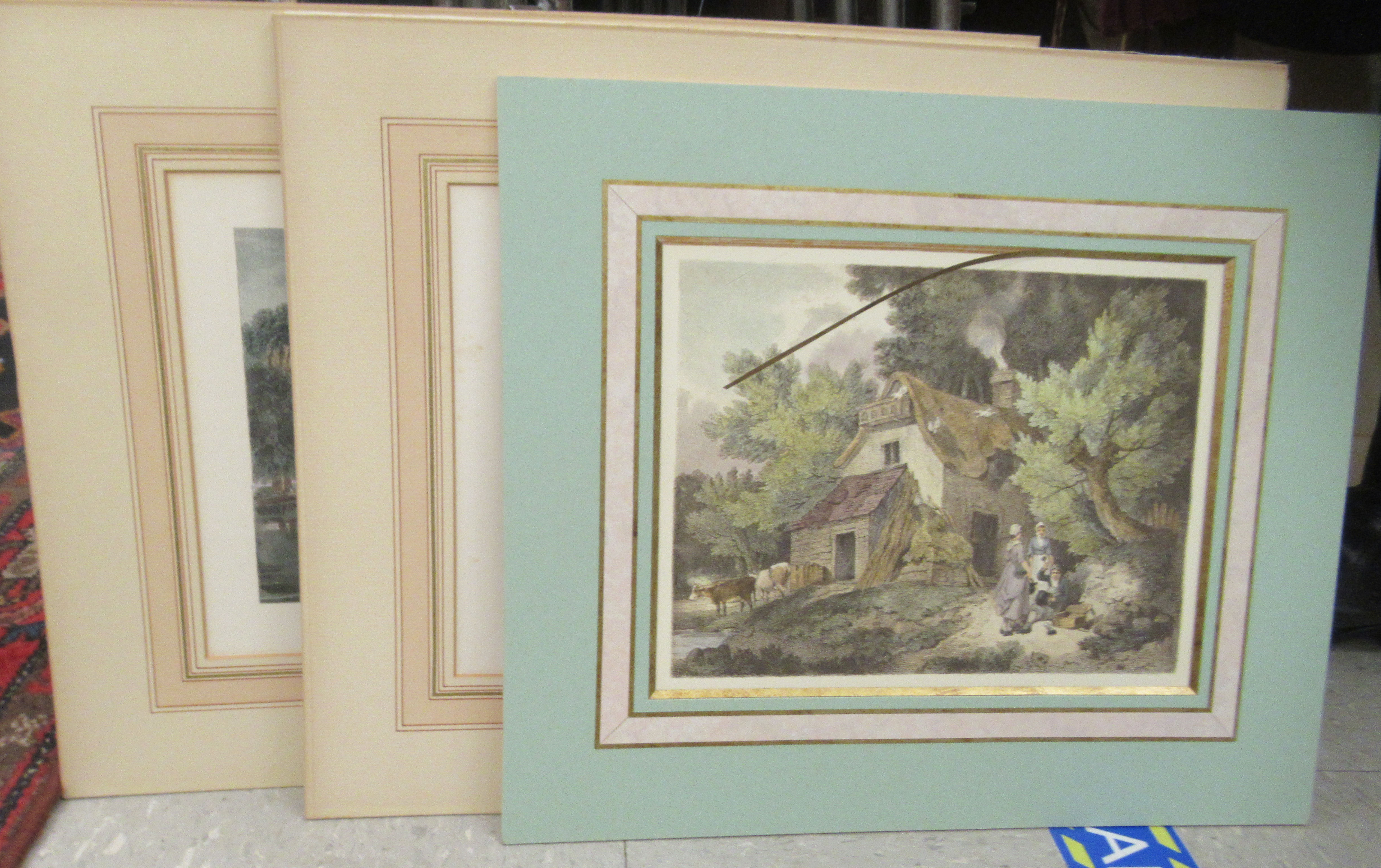 Five mounted coloured engravings after David Cox; other prints and engravings - Image 5 of 8