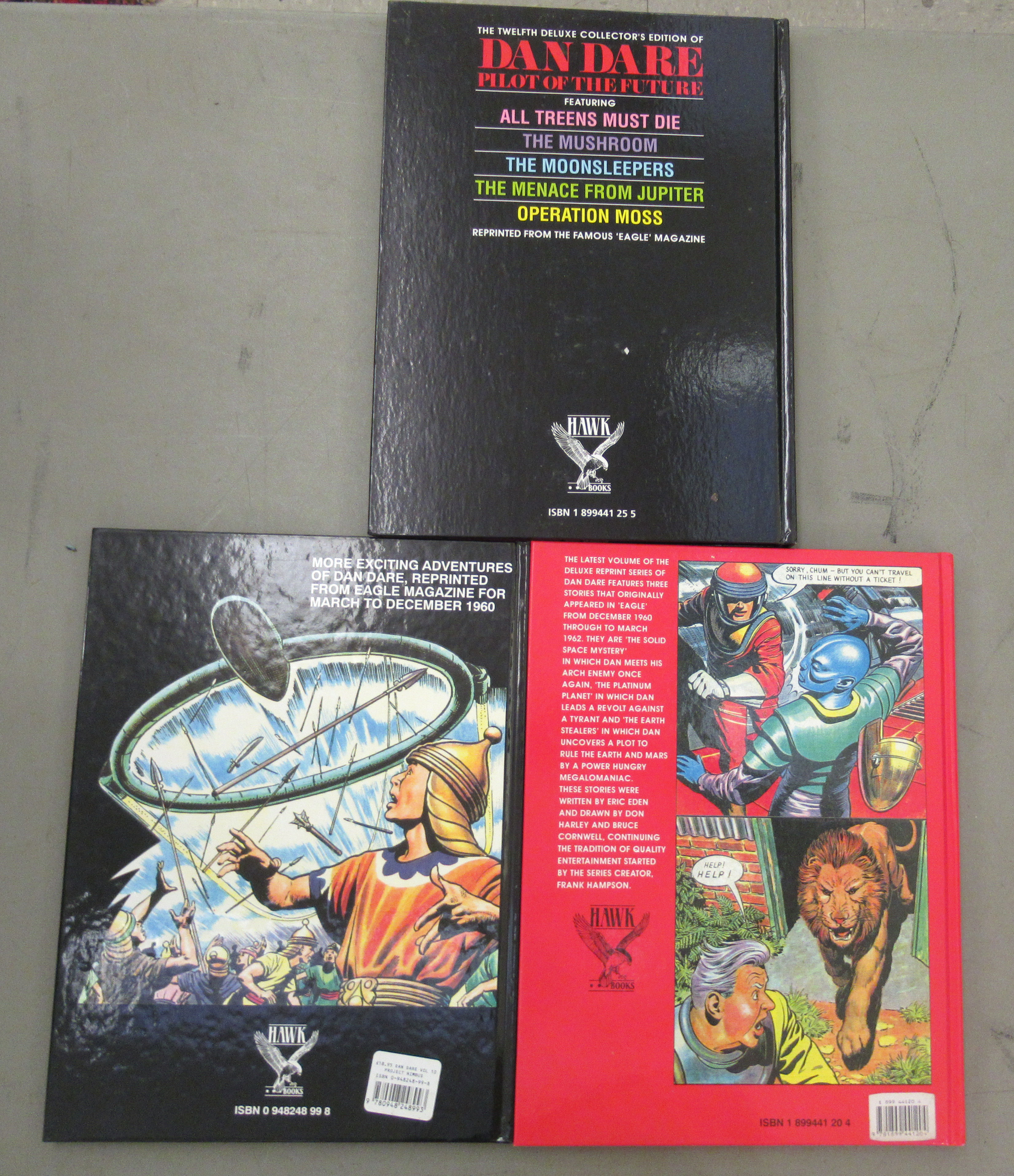 Books, Dan Dare, viz. 'Solid Space Mystery', 'Project Nimbus' and 'The Final Volume'  circa 1994/95 - Image 6 of 6