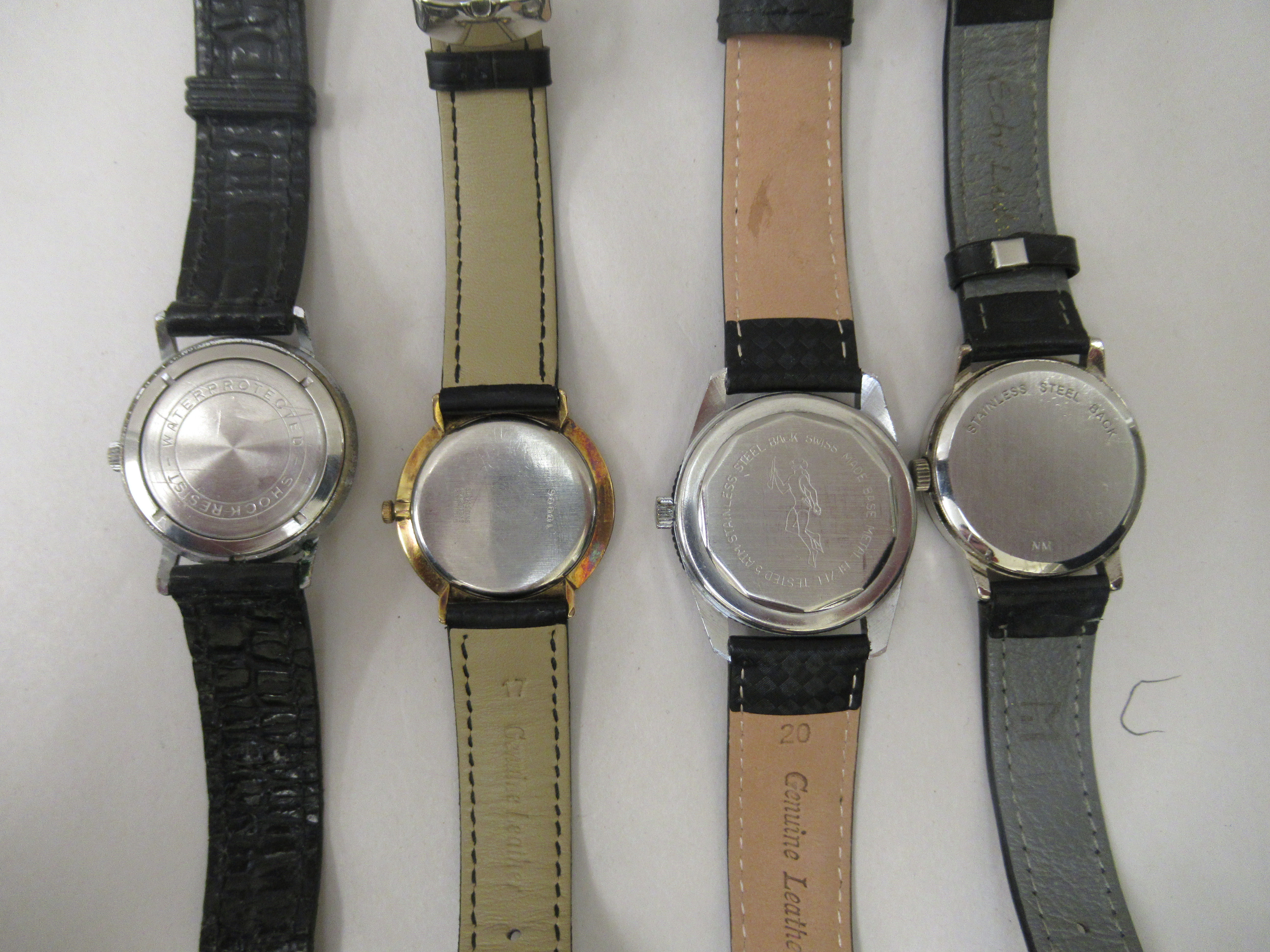 Five variously cased gentlemen's wristwatches, viz. two Sekonda, an Avia, a Marcel and a Tempora, - Image 5 of 5