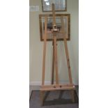 A Daler-Rowney artist's beech studio easel