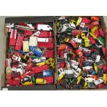 Uncollated diecast model vehicles, vans, sports cars and emergency services with examples by Corgi