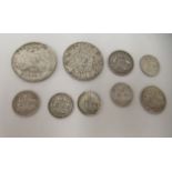 1910 and 1911 Australian silver coins