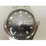 A Tissot Seastar stainless steel cased, strapped wristwatch, the automatic movement faced by a baton