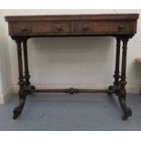 A late Victorian walnut and marquetry card table with a foldover top, raised on fluted legs and