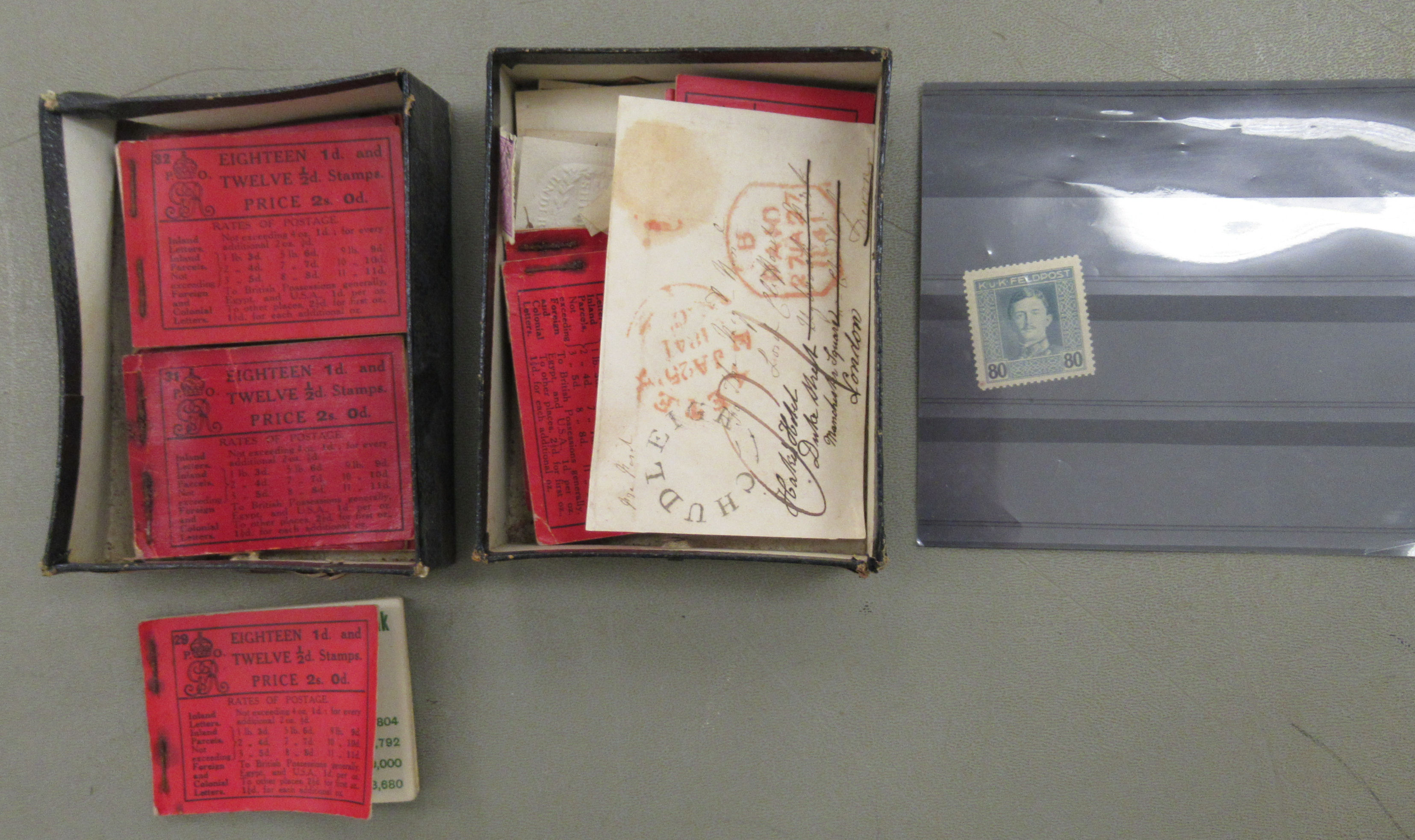 Uncollated postage stamps: to include loose album leaves with random stamps; and a heavily - Image 7 of 9