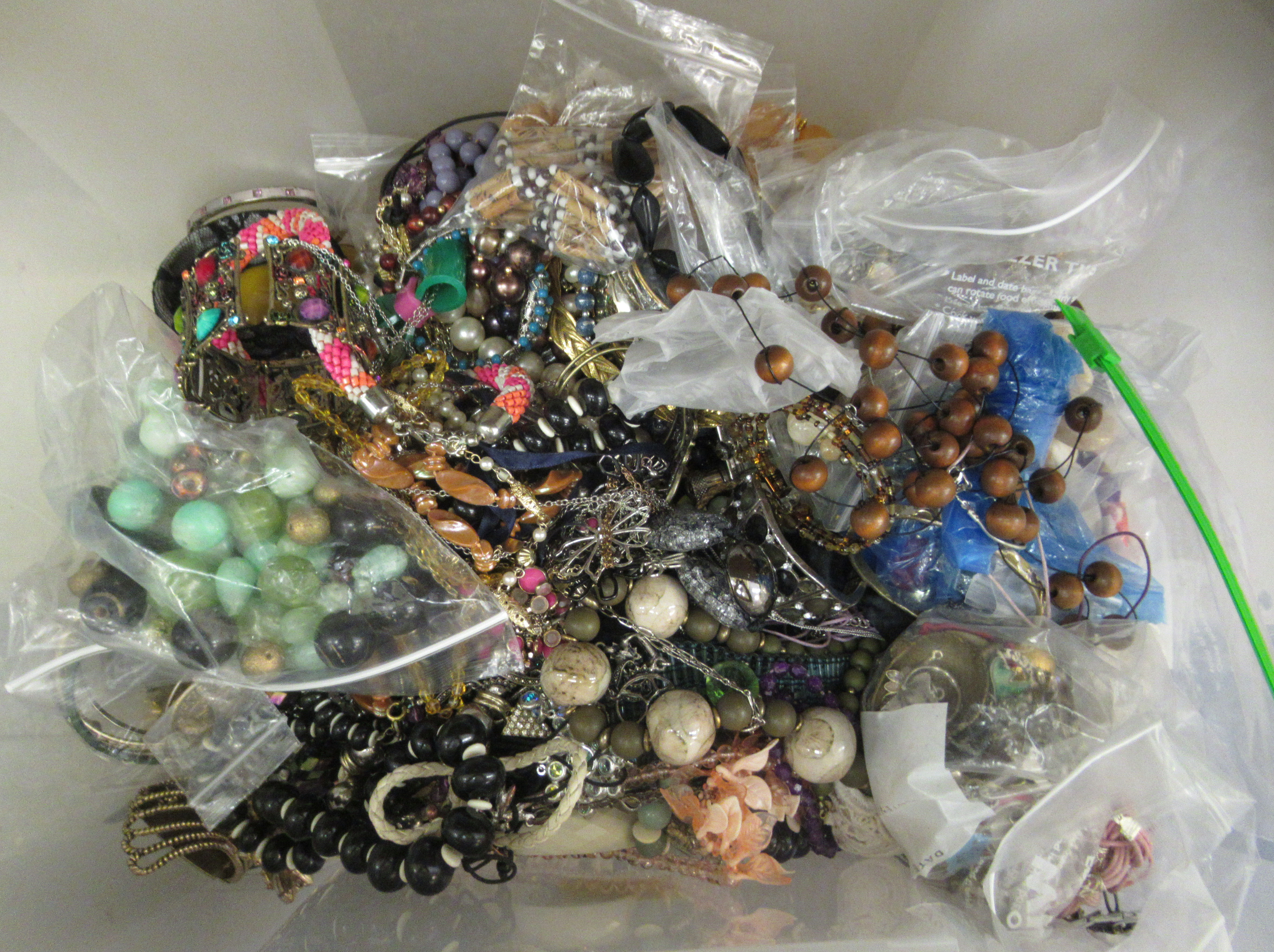 Costume jewellery and other items of personal ornament: to include bangles and necklaces