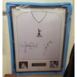 A 1981 Spurs FA Cup Final shirt, signed by their two Argentinian players Ricardo Villa and Osvaldo
