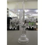 A Waterford crystal candelabrum, Type C2 (component parts but completeness not guaranteed)