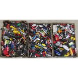 Uncollated, unboxed, diecast model vehicles, vans, buses, sports cars and convertibles: to include