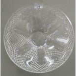 A Waterford crystal fruit bowl  12"dia