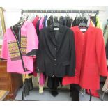 Ladies clothing: to include examples by Jaeger, Betty Davies and Louis Feraud  approx. size 16-18