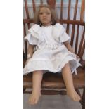 An Annette Himstedt composition doll 'Tara'  28"h