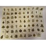 Approx. sixty-five British military cap badges, some copies: to include Queen's Own Hussars, King'