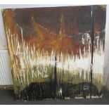 Rene Holm – ‘Mod Nye Hodder VI’  oil on canvas  inscribed verso  52”sq  unframed