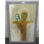 Nole Me Tangere - an abstract study  oil on canvas  bears an indistinct signature & dated 79 &