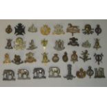 Approx. thirty British military cap badges, some copies: to include The Royal Dragoons, VI DG