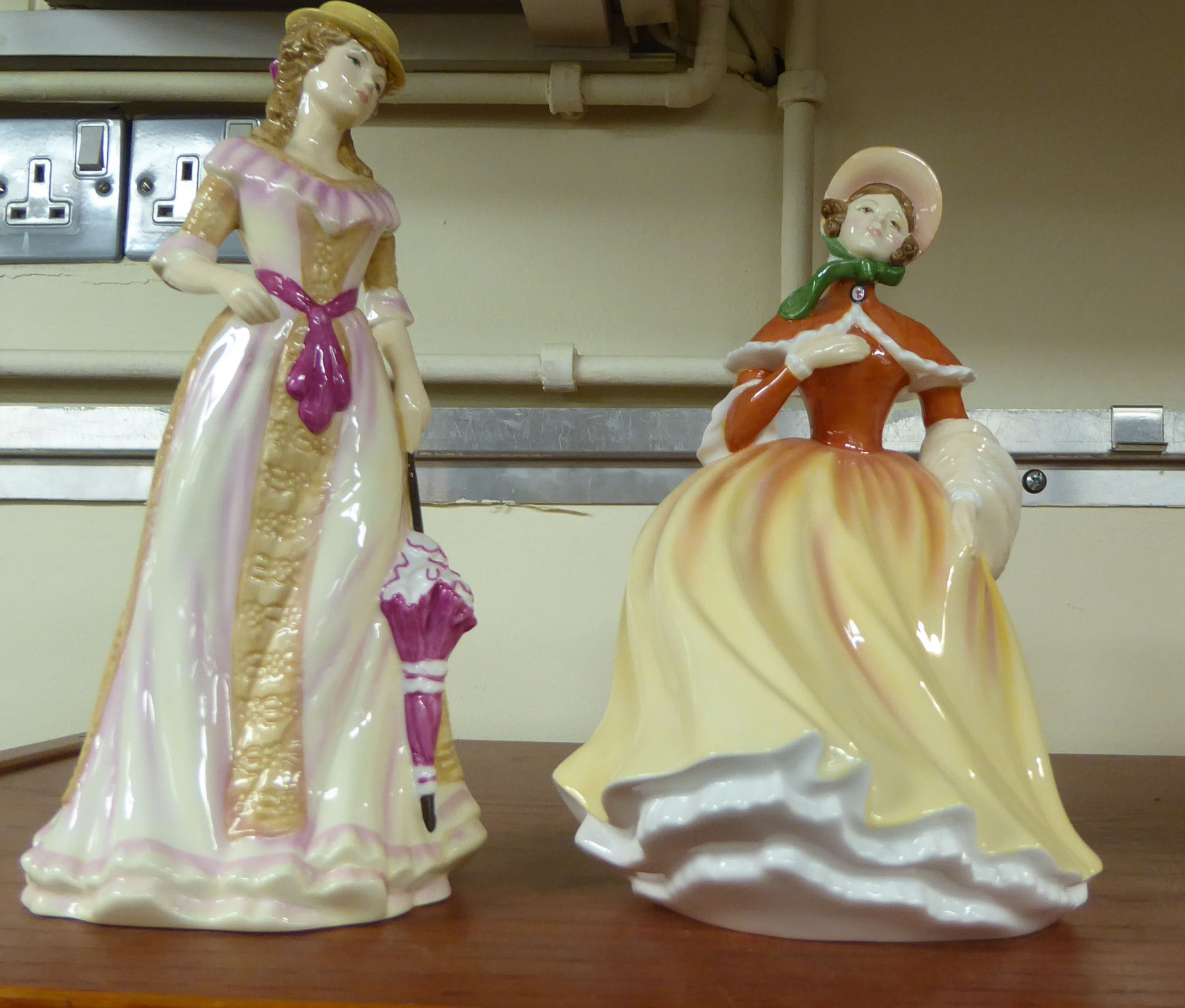 A set of four Royal Doulton Four Seasons china figures  largest 18"h - Image 5 of 6