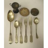 Silver collectables and flatware  mixed marks