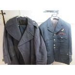 A post World War II RAF Wing Commander's uniform, the property of the late Jack Joseph, Duncombe