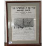 A late Victorian newspaper cutting, printed by The Graphic on December 20th 1895 'The Struggle to