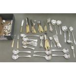 Silver plated and stainless steel bladed cutlery and flatware  various patterns