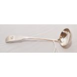 Edinburgh silver toddy ladle